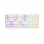 Genesis Gaming Keyboard THOR 230/TKL/RGB/Outemu Red/Wired USB/US layout/White