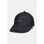 A.P.C. kapa s šiltom jeans CASQUETTE THAIS