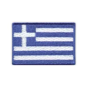shumee Našitek zastave Grčije - Prišitje - Vezeni našitek/značka/emblem