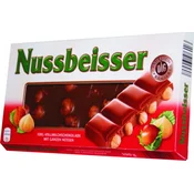 Nussbeisser mlečna čokolada z oreščki 100 g