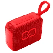 OEM Ledwood, Prenosni Bluetooth zvočnik 5.3 5W model XS40, vodoodporen IPX4, avtonomija 16H, Rdeča, (5000250466)
