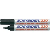 SCHNEIDER OBSTOJNI MARKER SCHNEIDER 230, 123001, DEBELINA ČRTE 1-3 MM, OKROGLA OBLIKA KONICE, ČRN