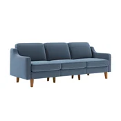 ATELIER DEL SOFA Sofa sa 3 sedišta Robin Extra 3 Ocean Blue Walnut