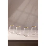 Hermia Set caša, 4 komada, Zlatne boje
