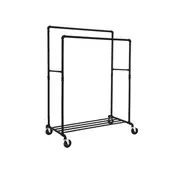 Songmics Oblečni regal 100x146x59 cm Črn