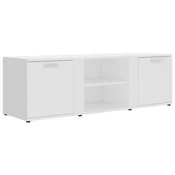 Vidaxl TV omarica bela 120x34x37 cm iverna plošča