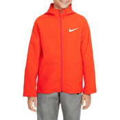 Djecacki sportski pulover Nike Dri-Fit Woven Training Jacket - picante red/picante red/white