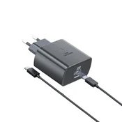 TRANYOO Kućni punjač T-SA7C 45WPD+KABL Type-C na Type-C 60W CRNI