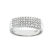DIAMANT LETERNEL Prstan srebrna