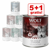 Ekonomično pakiranje Wolf of Wilderness The Taste Of 24 x 800 g - The Taste of Canada