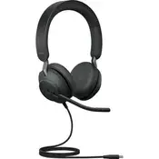 Jabra Evolve2 40 SE, USB C/A, MS Stereo 24189-999-799