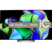 LG OLED evo OLED65C32LA, 165,1 cm (65"), 3840 x 2160 pikseli, OLED, Pametni televizor, Wi-Fi, Crno