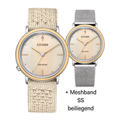 Citizen EM1006-40A Eco-Drive Elegance Ambiluna 34mm 5ATM
