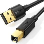 Ugreen printer cable USB type B (male) - USB 2.0 (male) 480Mbps 2M black.