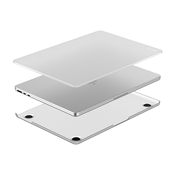 Hardshell torbica za MacBook Air 13.6” M2 (2022) / M3 (2024) računalo (točkasta/prozirna)