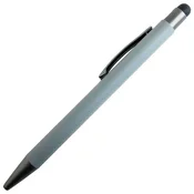 Kemični kovinski gumiran svinčnik plus touch pen yfa 2665c bergen sha.sivo/antracit