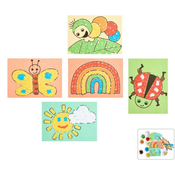 Haba Craft Kit Kreativni set Prvo lepljenje Pomladne slike