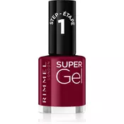 Rimmel Super Gel Step 1 gel lak za nohte brez uporabe UV/LED lučke odtenek 043 Venus 12 ml