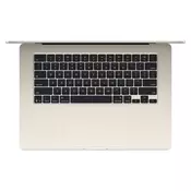 Apple MacBook Air 15 laptop, Starlight, 38,9cm (15,3), M4 10C CPU/10C GPU, 16GB, 512GB, macOS (mw1k3cr/a)
