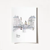 Wallity Poster France Paris-2029, 29,7x42 cm