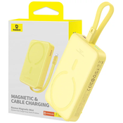 Baseus Powerbank Magnetic Mini 10000mAh 20W MagSafe (yellow)