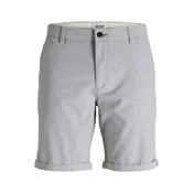 JACK & JONES Chino hlače JPSTFURY  svetlo siva / bela