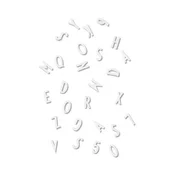 Črke in številke za tablo Design Letters