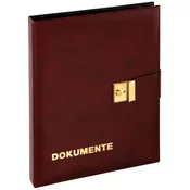 PAGNA Mapa za dokumente PAGNA, umetno usnje, DIN A4, vinsko rdeča, (21652791)