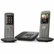 Gigaset CL660A Duo Analogni / DECT telefon Identifikacija poziva Sivo