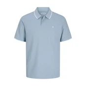 JACK & JONES Majica JJEAustin  golobje modra / bela