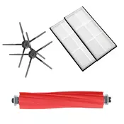 Mega-pack s crnim bocnim cetkicama za Roborock S7