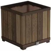Cvetlični lonec DECO SQUARE WALNUT