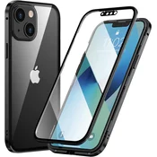 Črn MAGNETNI ovitek 360° (iPhone 14 Plus)