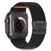 slomart Pašček Tech-Protect Nylon Clasp za Apple Watch 44/45/46/49 mm - črn