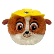 TY Plišana igracka  Loptica Paw Patrol Rubble 83020, 9 cm, Bijelo-bež