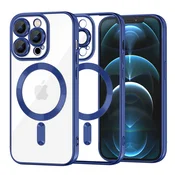 Ovitek Techsuit Luxury Crystal MagSafe za iPhone 12 Pro Max - deep blue
