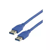 USB 3.0 kabel 1m ( USB3.0A/A-1/BL )