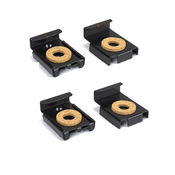 INF Železne sponke za ogledalo (komplet 4) Black, (21280419)