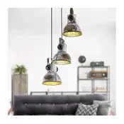 Eglo 79371 - Viseći luster BARNSTAPLE na sajli 3xE27/40W/230V braon/patina