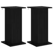 Stalak za biljke 2 pcs Crna 30,5 x 30 x 60,5 cm