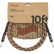Fender Festival Series 10 Instrument Kabel Rainbow