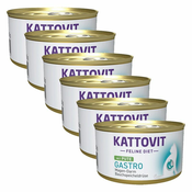 Kattovit Gastro konzervirana hrana s puranom 6 x 85 g