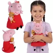 Peppa Pig TY Pujsa Pepa Plišast maskota, plišast BEANIE BUDDY, senzorična igrača 28 cm