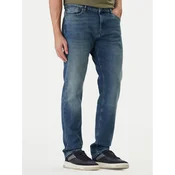 BOSS Jeans hlače Delaware 50524008 Modra Slim Fit