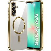 GS Ovitek za Samsung Galaxy A26 5G, Electro MagSafe, zlat + zaščitno steklo za zaslon