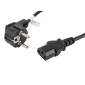 shumee Lanberg CEE 7/7 -> IEC 320 C13 napajalni kabel 1,8 m VDE črne barve