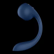 Satisfyer Pro+ Wave 4 Connect App vibrator z vakuumskimi valovi temno modra