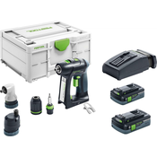 FESTOOL Akumulatorski vrtalnik C 18 HPC 4,0 I-Set