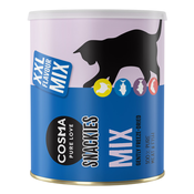 Varčno pakiranje Cosma Snackies XXL Maxi Tube zamrznjeno posušeni prigrizki - 3xMiks (480 g)