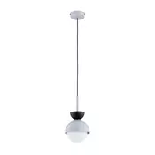 Viseči lestenec SATORI 1xE27/15W/230V siva/črna